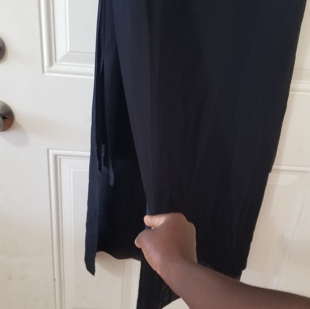 COS Navy Blue Sleeveless Maxi Dress - Picture 2 of 15